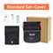 GOOJPRT 80mm Mini Thermal Receipt Printer Portable Mobile Ticket Bill Printer For Android IOS Windows Wireless Bluetooth Printer