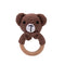 1PC Wooden Baby Rattles Toy Rotating Animal Shaped Matching Blocks Toy Baby Exercise Coordination Puzzle Montessori Toy Kid Gift