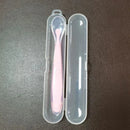 1/2Pcs Silicone Spoon Set Baby Learning to eat Training Spoon Baby Silicone Soft Spoon PP Plastic Box Children's Tableware Box