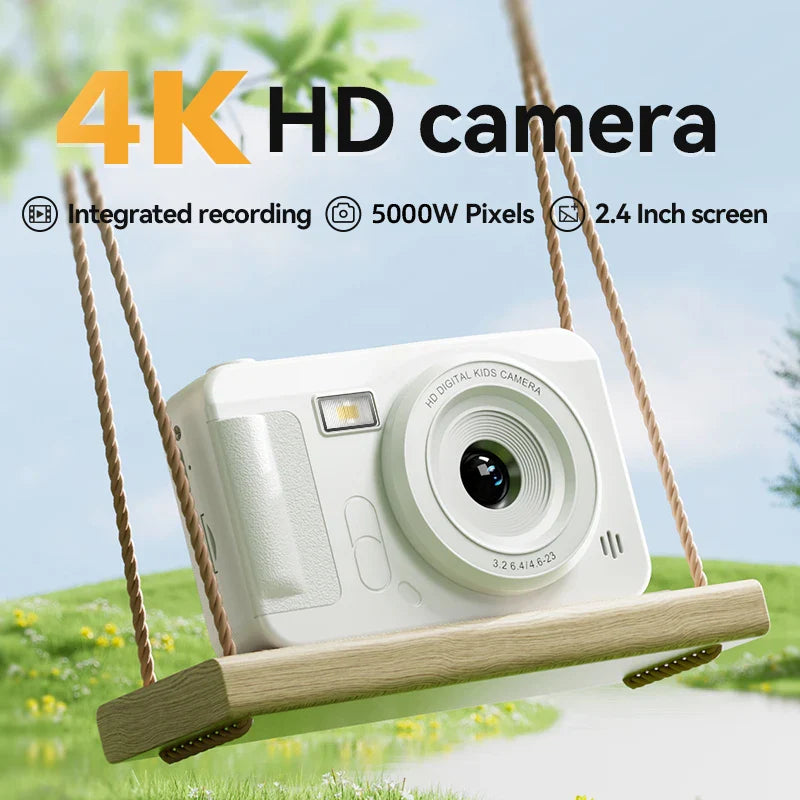 40MP 1080P Camera with Lanyard 8X Zoom Anti Shake 4K HD Auto Focus Support 64GB Card Selfie Digital Video Camera For Beginner