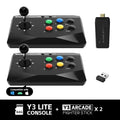 DATA FROG Y3 Arcade 4K Video Game Console With Game Arcade Keyboard Built-in 10000 Games Stick For PS1/FC/GBA Retro TV Dendy