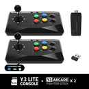 DATA FROG Y3 Arcade 4K Video Game Console With Game Arcade Keyboard Built-in 10000 Games Stick For PS1/FC/GBA Retro TV Dendy