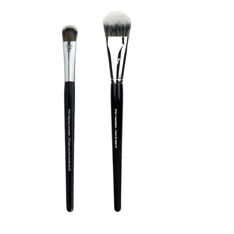 KSHBO 2pcs/set Makeup Beauty Tools Foundation Brush 47 Broom Head Liquid Foundation Shadow Repairing for Women Face Base Brushes