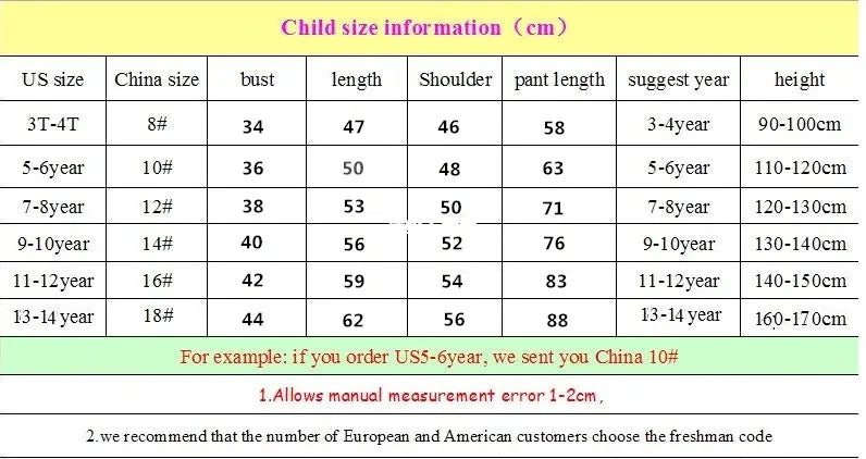New Listing Children Clothing Summer Children Boys Girls Kids Clothing Sets Cartoon Suit Sleepwear Short Sleeve Cartoon Kid