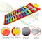 Kids Musical Piano Mat Duet Keyboard Play Mat 20 Keys Floor Piano with 8 Instrument Sound 5 Paly Modes Dance Pad Educatinal Toys