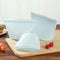 Thickened Fresh-keeping Silicone Food Storage Bag Three Color Double Gauge Zipper Reusable Zip lock Bag Kitchen Food organizer