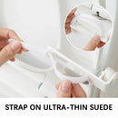 Foot-operated toilet seat lifter