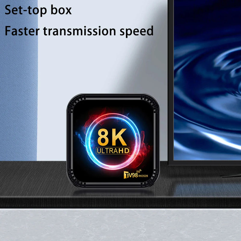 TV98 RK3528 Android 13 TV Box 2.4G & 5G Quad Core 8K WiFi BT Media Player Android Box
