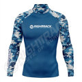 HotSale Men's Surfing Shirt CAMO Lycra Rashguard RIGHTTRACK Surf Sportswear Beach UV Protection Swimwear UPF50  Clothes