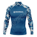 HotSale Men's Surfing Shirt CAMO Lycra Rashguard RIGHTTRACK Surf Sportswear Beach UV Protection Swimwear UPF50  Clothes