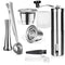 Reusable Coffee Capsule For Nespresso Stainless Steel Espresso Cups Refillable Coffee Pods Capsule With Tamper Dosing Ring