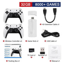 Video Game Sticks M8 Console 2.4G Dual Wireless Controller Game Stick 4K 20000 games 64GB Retro game For Dropshiopping Xmas Gift