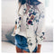 Women Floral Jackets Spring Summer Long Sleeve Zipper Print Bomber Jacket Casual Pocket Slim Female Fashion Outwears