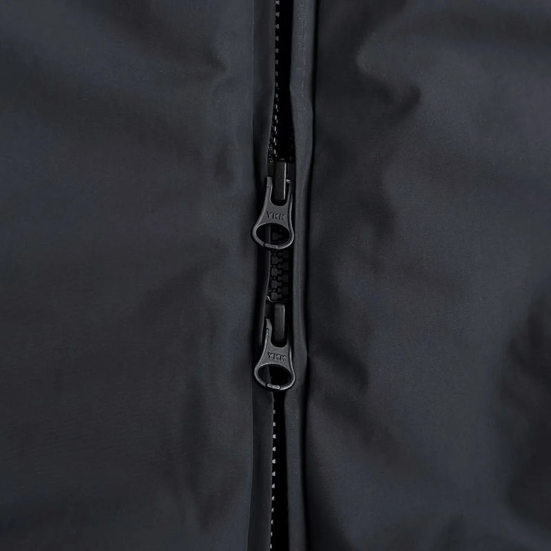 Y2K Autumn And Winter New American Fashion Double Zipper Solid Color Warm Oversize Down Jacket Men's Harajuku Couple Casual Coat