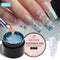 MEET ACROSS 8ml Aurora Extension Nail Gel Polish Glitter Sparkling Nail Art Semi Permanent Building Gel For Nails Manicure