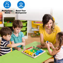 4-Player Wooden Dice Game - A Traditional Math Decision-Making Game Perfect for Parties and Family Interaction