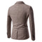 Autumn and Winter New Men's Fashion Casual Men's Suit Plaid Small Blazer Jacket