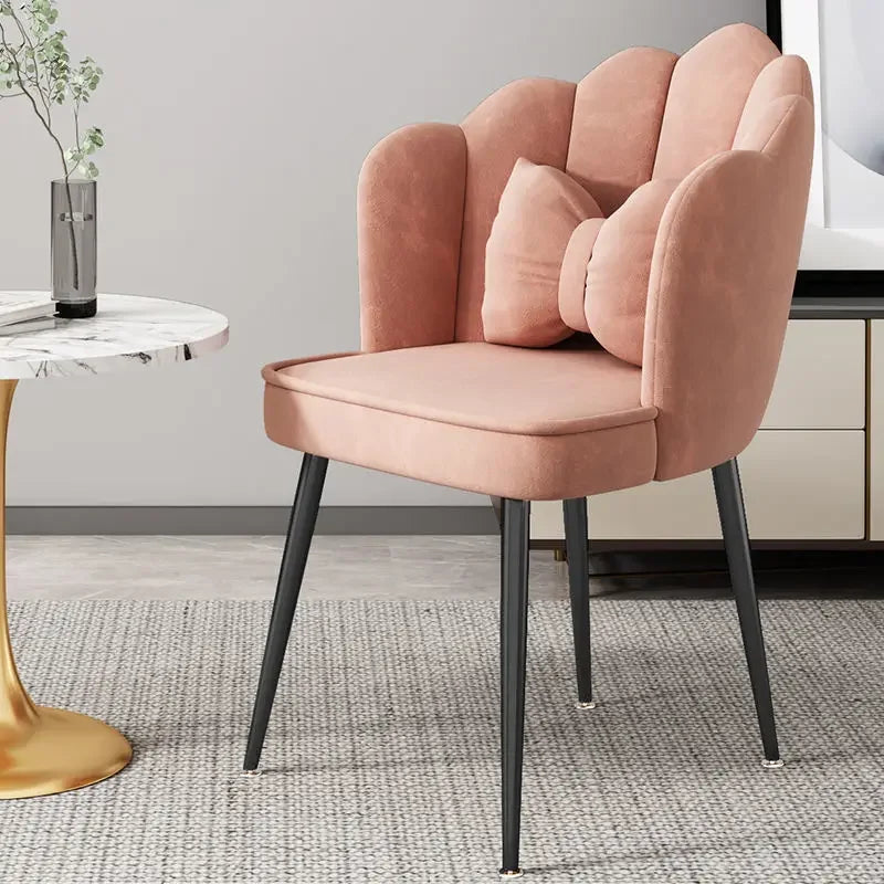 Simple Dining Room Chair Home Light Luxury Stool Backrest Girl Internet Celebrity Bedroom Dressing Table Makeup Chair
