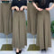 Elegant High-End Southeast Asian Cross-Border Thin Skirt Women's Loose-Fit Medium-Age Mother Bell Bottoms Anti-Wrinkle