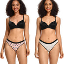 6pcs Women's Panties Sexy Underwear Women Briefs Brazilian Lingerie High Waist Female Underpants Plus Size