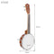 IRIN 4 Strings Banjo Professional Maple Neck Rosewood Fingerboard Banjo with Tuner Strap Cleaning Cloth Bag Picks Accessories