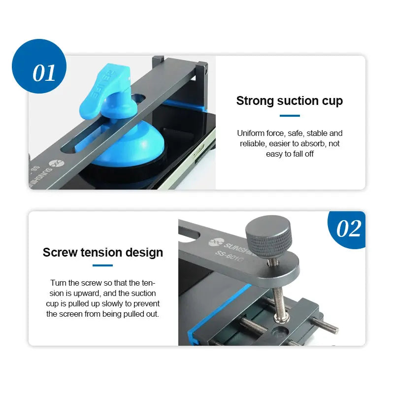 SUNSHINE SS-601G LCD Screen Separator Mobile Phone Free Heating Screen Quick Removal Clamping Fixture