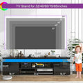 TV Stand, for 85 Inch TV, High Gloss TV Console Entertainment Center, TV Stands