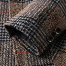 New Spring Autumn Men Plaid Blazers Jackets Male Korean Design Slim Suits Coats Business Casual Slim Fit Blazers Men's Clothing