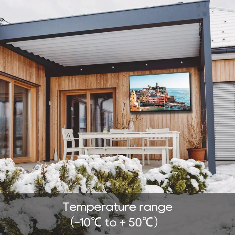 HOT SALE 55" 4K Commercial Grade Smart Exterior TVs Built DVB-T2/S2 Android System