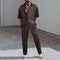 2023 Fashion Print Two Piece Set Men Lapel Button Short Sleeve Shirt And Straight Pants Suit Men Summer Casual Clothes