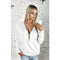 2025 Autumn Casual T-shirt Fashion Women Long Sleeve Tshirts Vintage Zipper V-neck Soft Top Bottoming T-shirt New