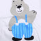 Summer Children Boys' Short Sleeved Suit Cartoon Hello Bear Print Cotton Short Sleeved Top Shorts 2pcs Set Boy Kids Pyjamas Suit