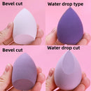 4Pcs Makeup Sponge Powder Puff Dry and Wet Combined Beauty Foundation Tools Cosmetic Ball Powder Puff Bevel Cut Make Up Sponge