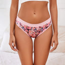 1pcs Girls Children Cotton Menstrual Panties For Teenager Printing Fabric Underwear 4-Layer Medium Flow Absorption Ladies Briefs