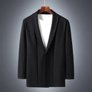 Men Jacket Suit Coat Plus Size 6XL 7XL 8XL Oversize 2023 Black Street Trench  Loose Male Business Simple Cotton Windbreaker Coat