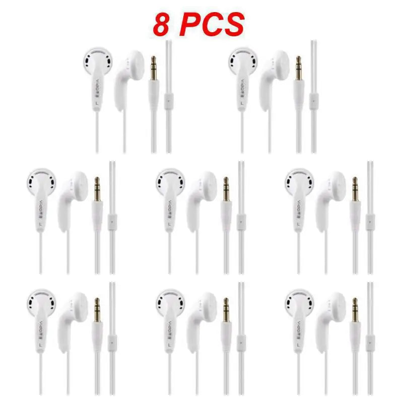 New Vido High Quality Wired Earphones Soundtrack Stereo Headset Game Headset Bass Noise Headphones Study Sports Headphone