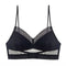 Backless Strapless Bra Push Up Plus Size Women Bralette Wire Free Sexy Lace Thin Dots Mesh Lingerie Worldcup Low Back Underwear