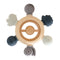 1PC Wooden Baby Rattles Toy Rotating Animal Shaped Matching Blocks Toy Baby Exercise Coordination Puzzle Montessori Toy Kid Gift