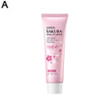 LAIKOU Japan Sakura Essence Cream Cherry Blossom Facial Cream Moisturizing Shrink Pores Cosmetics Collagen Skin Care