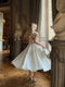 Elegant Solid Women Maxi Dress Fashion Sleeveless Round Neck Retract Waist A Line Pleated Robe 2025 New Lady Party Evening Gown