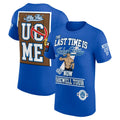 Men's Blue John Cena Farewell Tour 2025 Los Angeles T-Shirt Summer Short Sleeve Men Tee Shirts 2025 New Children Clothes Tops