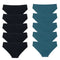 BZEL 10PCS/Set Seamless Women's Panties Silk Satin Underwear Health Comfort Lingerie Sport Breathable Briefs Underpants Hot Sale