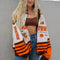 Oversized Printed Jacket Female Gothic Racing Suit hip-hop Street Style Jacket Y2K Oversized Baseball Uniform Jacket Bomber Top