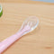 1/2Pcs Silicone Spoon Set Baby Learning to eat Training Spoon Baby Silicone Soft Spoon PP Plastic Box Children's Tableware Box