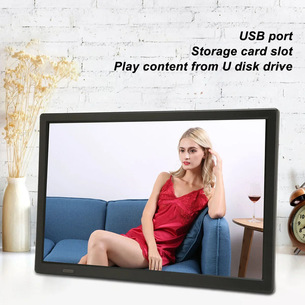 15.4 Inch Digital Television Multifunction Support 1080P Video Rechargeable Portable TV