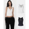 American Spice Girl New Vest Suspender Female Korean Tide Niche Printed Inside Sexy Bottom Top Tank Top Women
