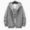 2023 US Size Zip Up Hoodies Autumn Hooded Sweatshirts Men's Hoodie Cardigan Solid Color Classic Jacket Men Coat Men Clothing