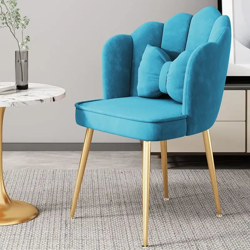 Simple Dining Room Chair Home Light Luxury Stool Backrest Girl Internet Celebrity Bedroom Dressing Table Makeup Chair