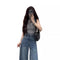 High-Waisted Wide-Leg Jeans White 2024 Summer New Style Women's Loose-Fit Slimming Draped Trailer Pants Fashionable Casual Wear