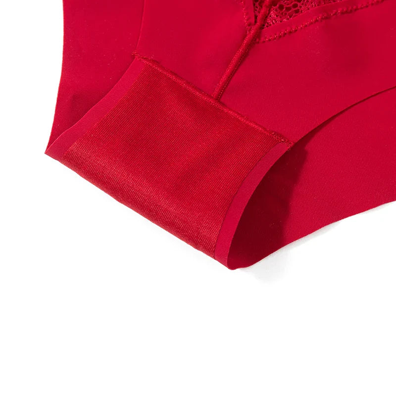 BZEL 10PCS/Set Women's Panties Exquisite Sweet Lace Underwear Sexy Lingerie Silk Satin Briefs Woman Comfort Breathable Underpant